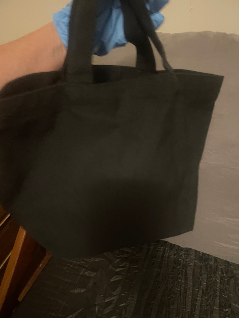 Prada Black Canvas Messenger Tote - Picture 10 of 17